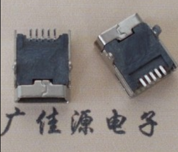 岳阳mini usb 5p接口 迷你 卧式插座 端子贴片 接插件