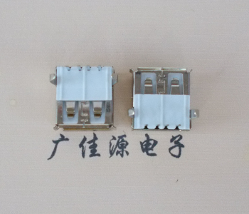 岳阳usb AF90度插座14.0mm耐高温LCP半包胶芯