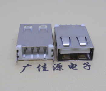 岳阳USB AF立式 直插 加长款17.5MM 大电流3A插座