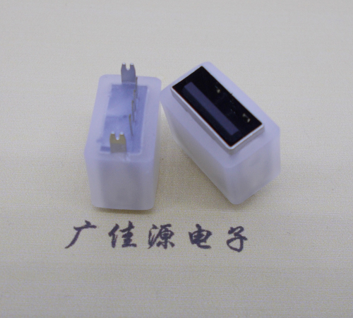 岳阳USB连接器接口 10.5MM防水立插母座 鱼叉脚