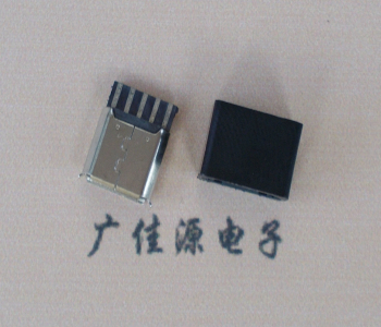 岳阳麦克-迈克 接口USB5p焊线母座 带胶外套 连接器