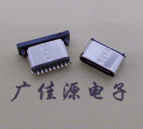 岳阳连接器TYPE-C8P母座直立式插座H=5.0mm