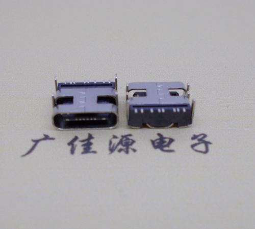 岳阳Type-C8P母座卧式四脚插板连接器