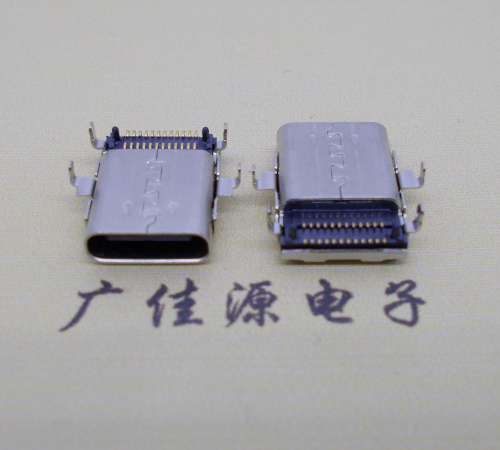 岳阳沉板usb 3.1 type-c24p母座双排贴板L=12.8mm