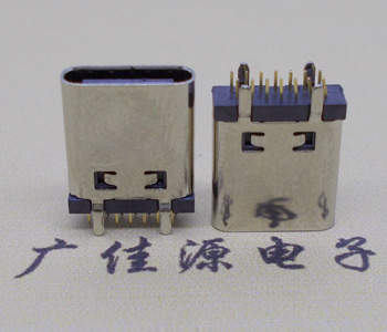 岳阳立式直插usb type-c14p母座长L=10.0mm