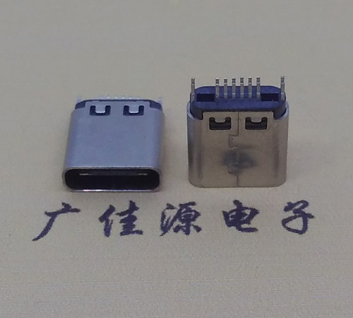 岳阳type-c16p母座,夹板式type-c16p接口连接器