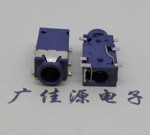 岳阳PJ-342耳机2.5/3.5音频插座六脚贴片双柱