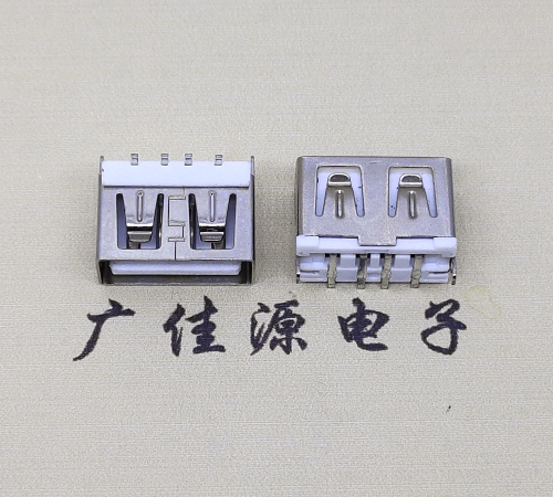 岳阳usbA母立贴10.0mm短体 DIP立插式连接器接口