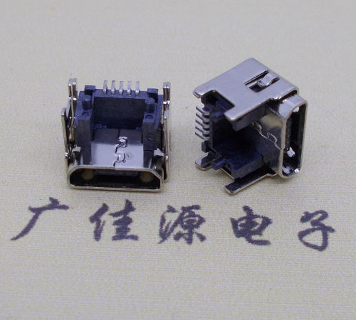 岳阳MICRO USB5pin加高母座 垫高1.55/2.5/3.04/4.45尺寸接口