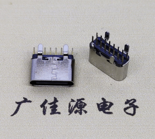 岳阳USB 3.1TYPE C直插母座16Pin引脚图正负极规范