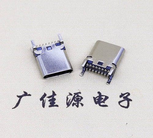 岳阳USB 3.1TYPE-C16Pin立贴母头座子引脚接线正负级详解